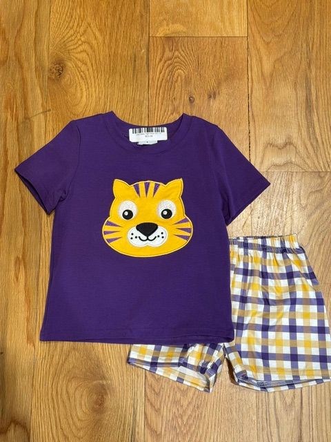 LSU Baby Tiger Boys Shorts Set
