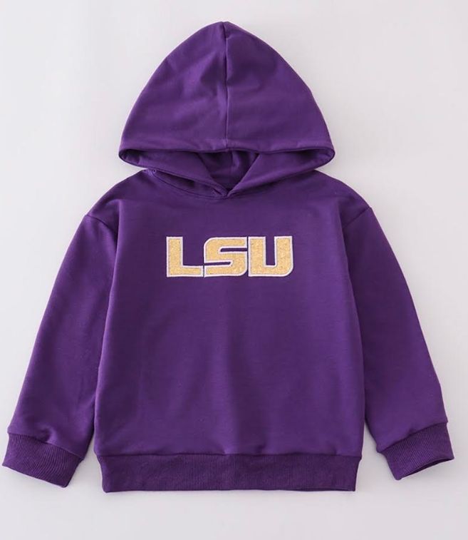 LSU Glitter Hoodie