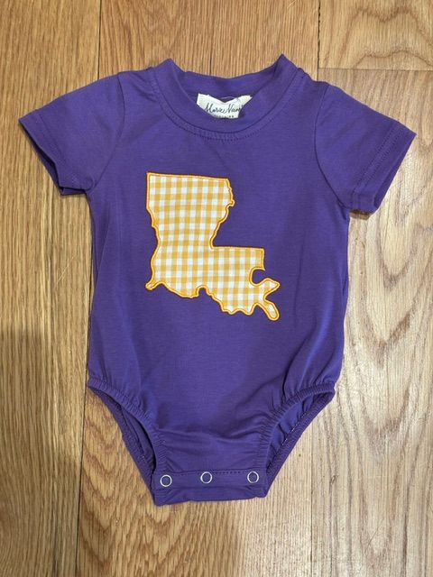 Boys LSU  LA Gingham