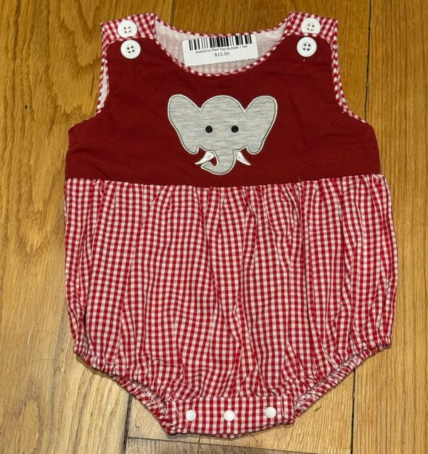 Unisex Alabama Red Top  Bubble