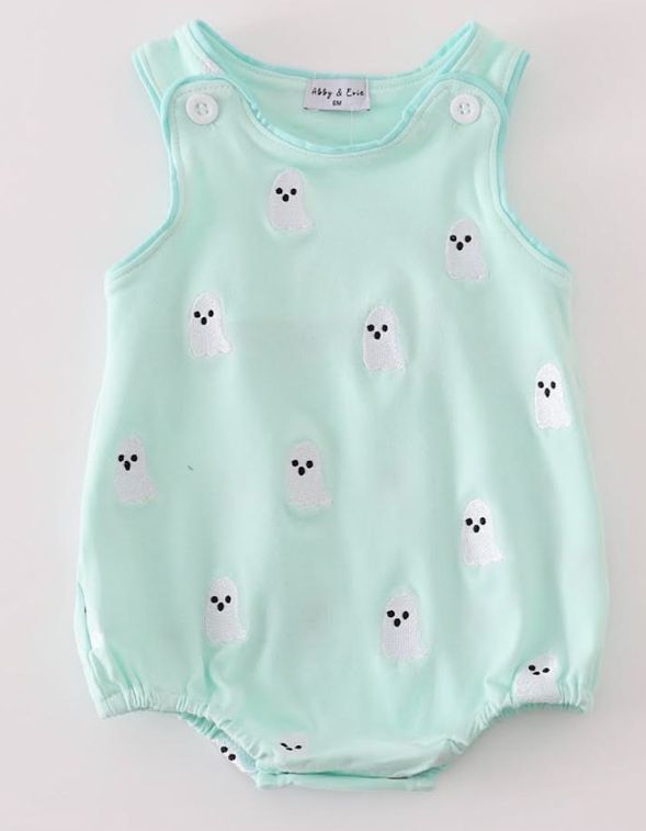 Mint Green Halloween Ghost Bubble