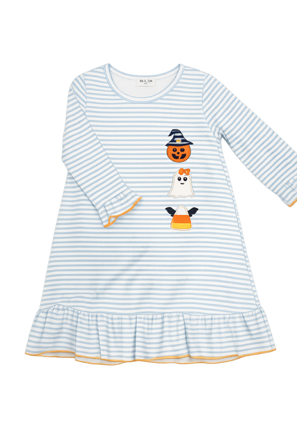 Baby Blue Stripe Halloween Dress