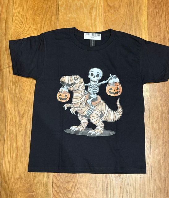 Boys Black Halloween Tshirts