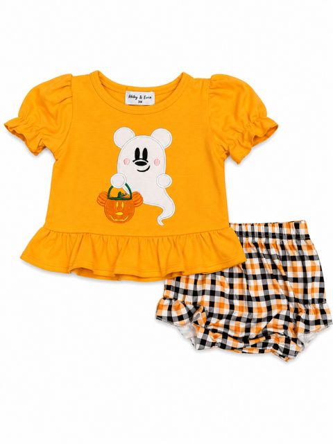Yellow Halloween Ghost w Bloomers