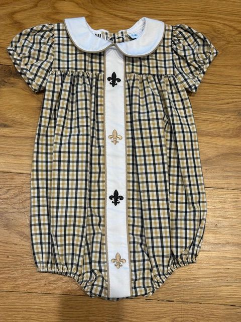 Saints Plaid Bubble