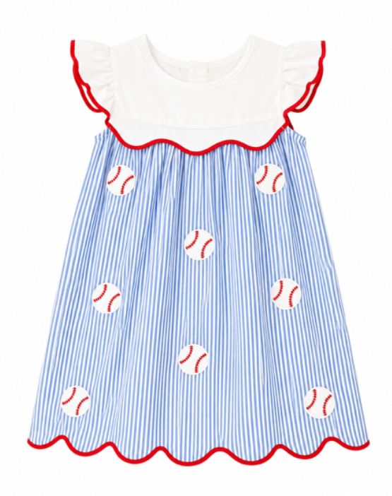 Blue Baseball Dress