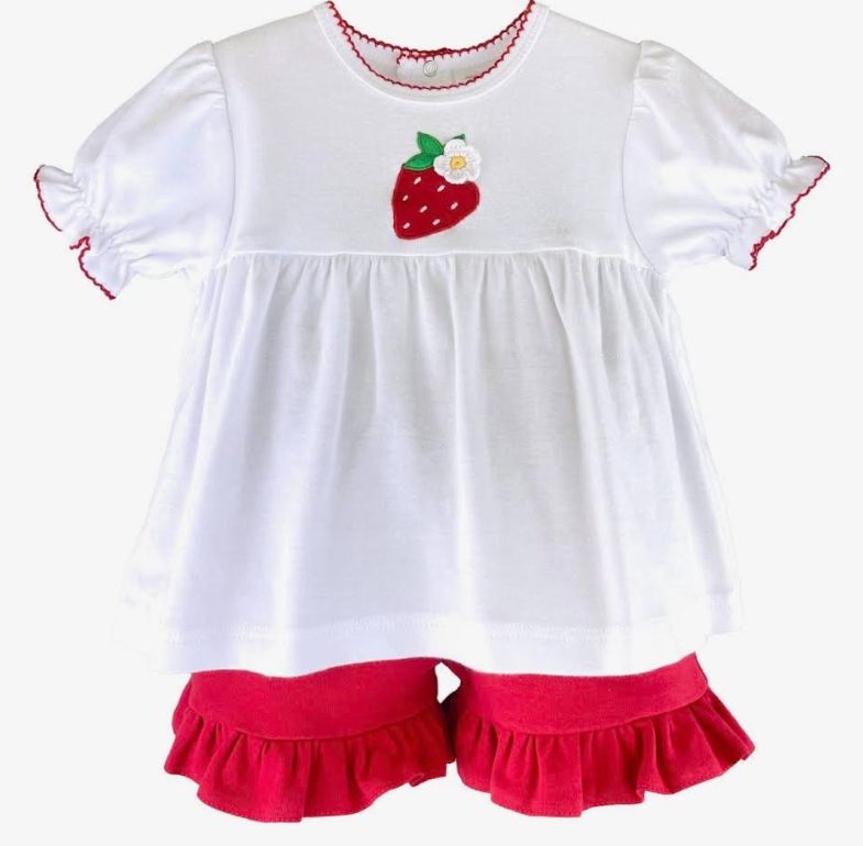 Strawberry Shorts Set