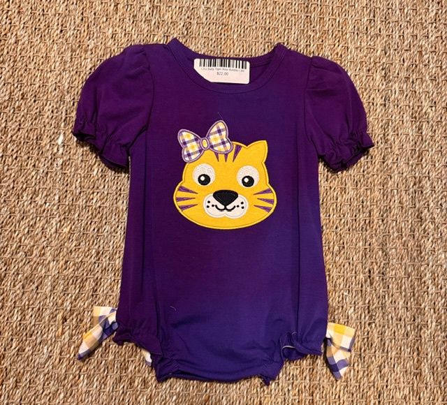 LSU Baby Tiger Bow Bubble