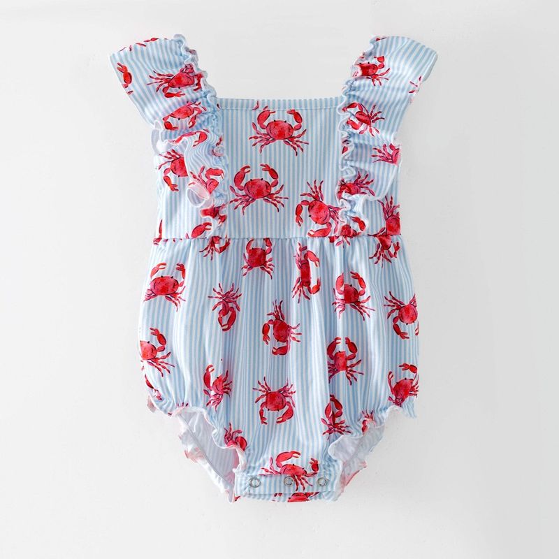 Coastal Crab Bubble Romper