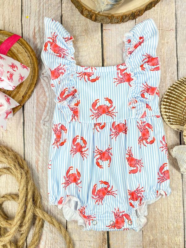 Coastal Crab Bubble Romper
