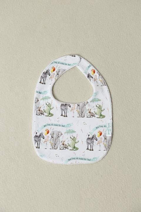 And They All Asked for You Organic Cotton Zoo Bib