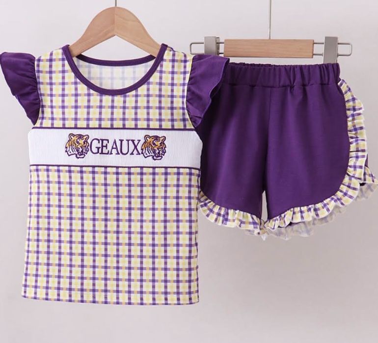 Geaux Girls Shorts Sets