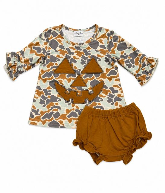 Halloween Camo Top w Bloomers