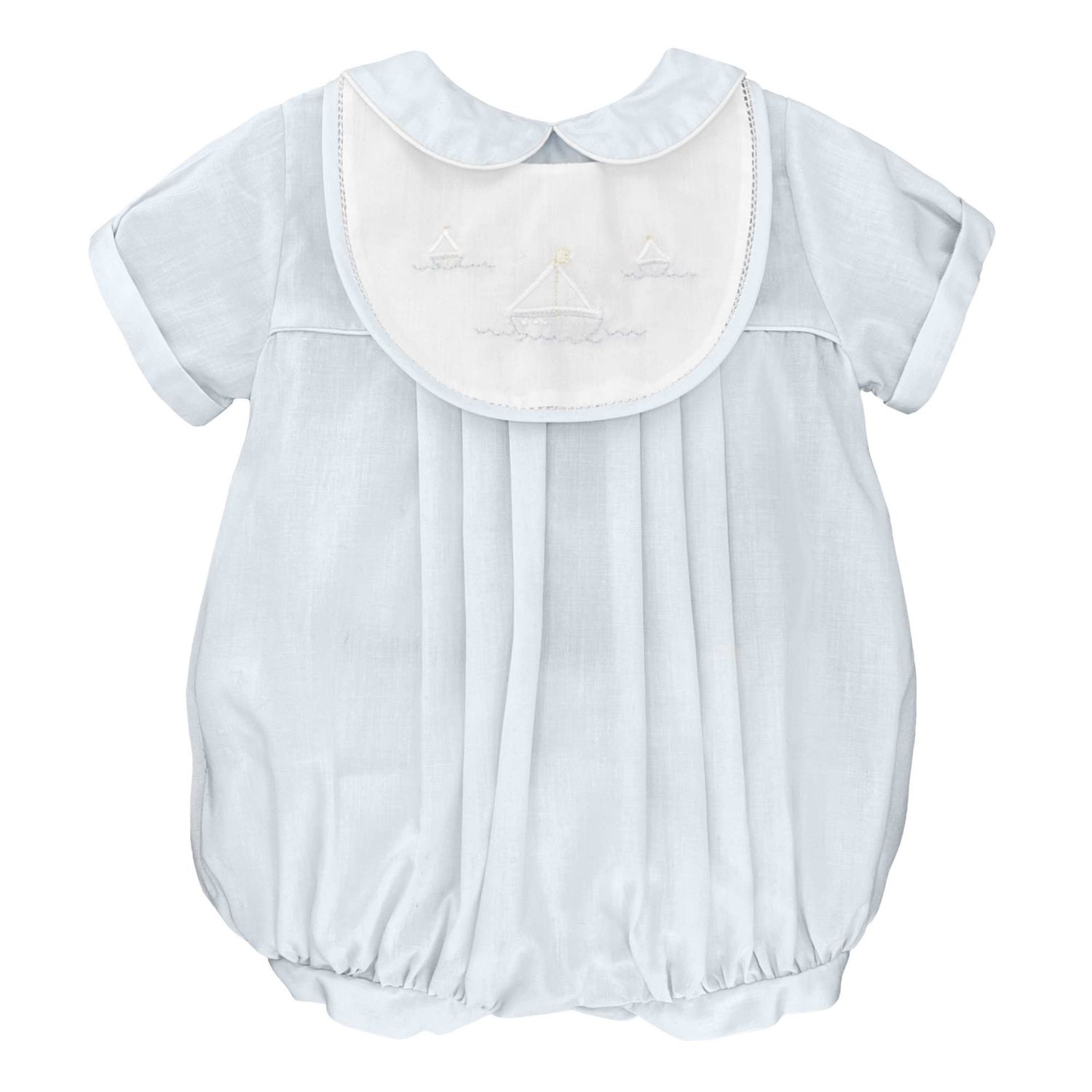 Boys NB Sailboat Romper, Size: Newborn