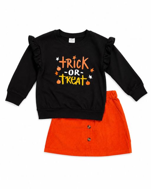 Trick or Treat Halloween Skirt Set