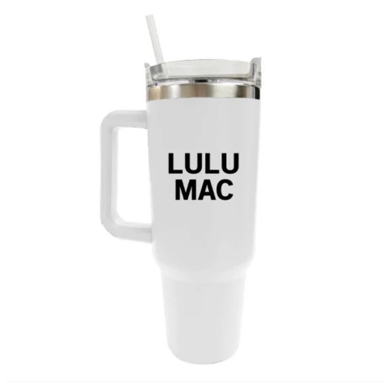 Lulu Mac White Tumbler