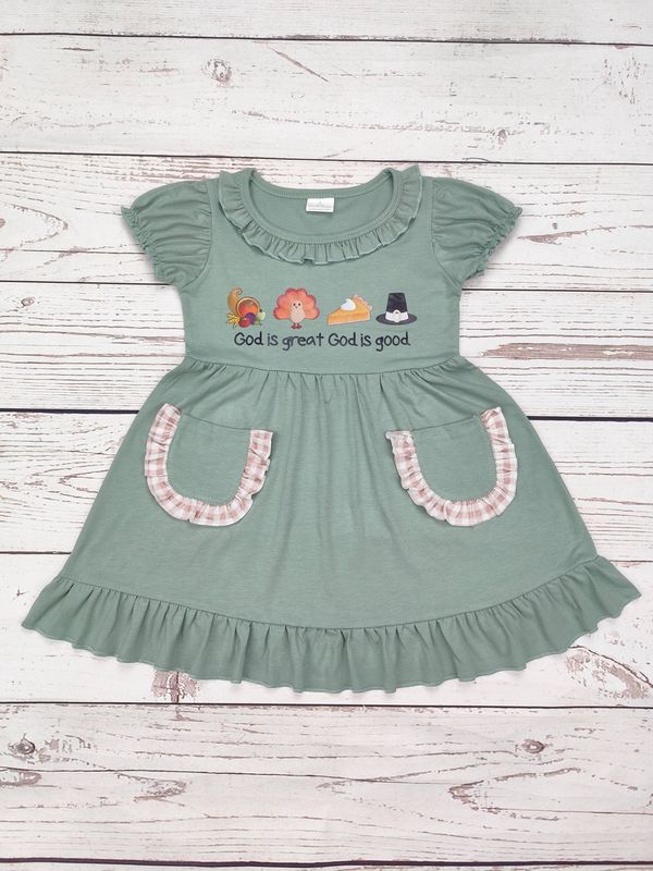 Baby Girl Cotton Thanksgiving Dresses