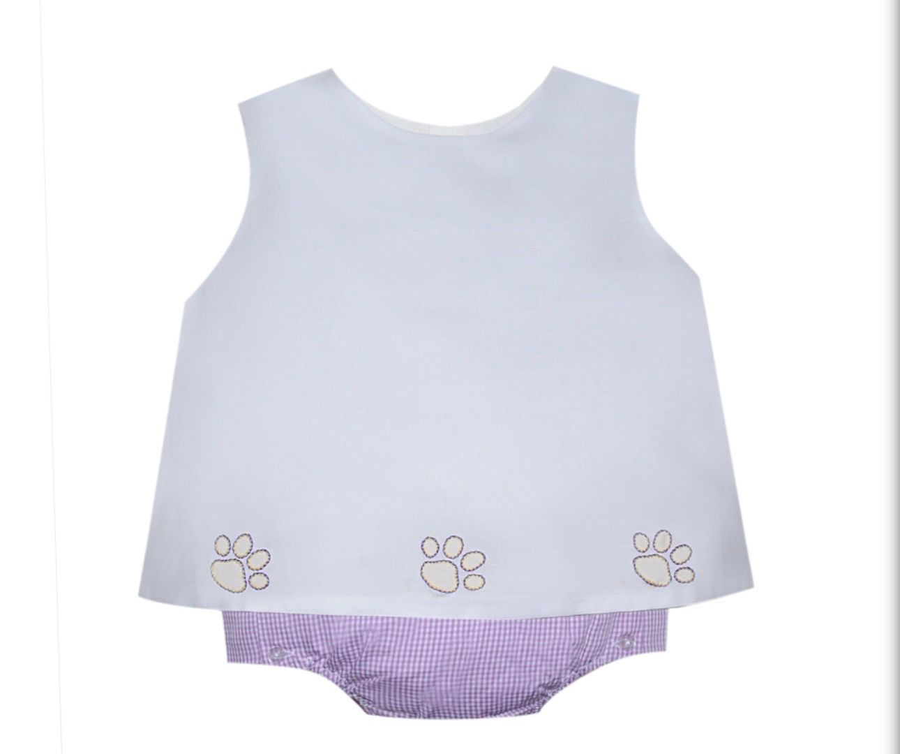 LSU Girls P&amp;G Diaper Set