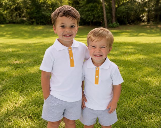 Saints Black/Gold Boys Shorts Set