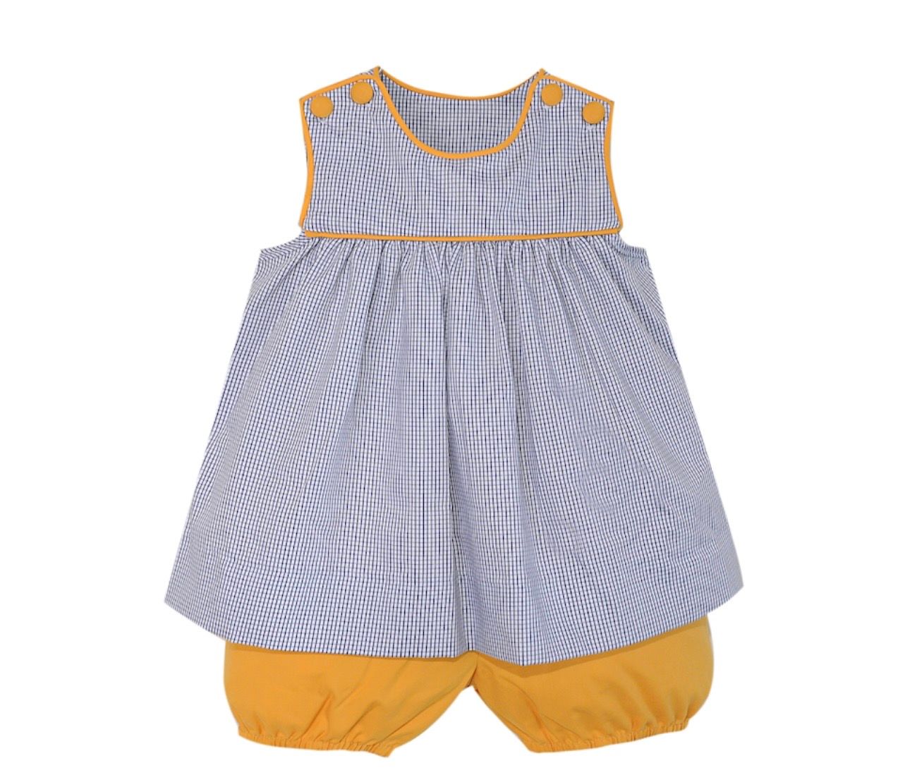 Girls Saints Black/Gold Bloomer Set
