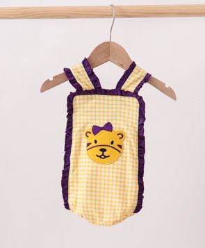 LSU Girls Tiger Ruffle Bubble