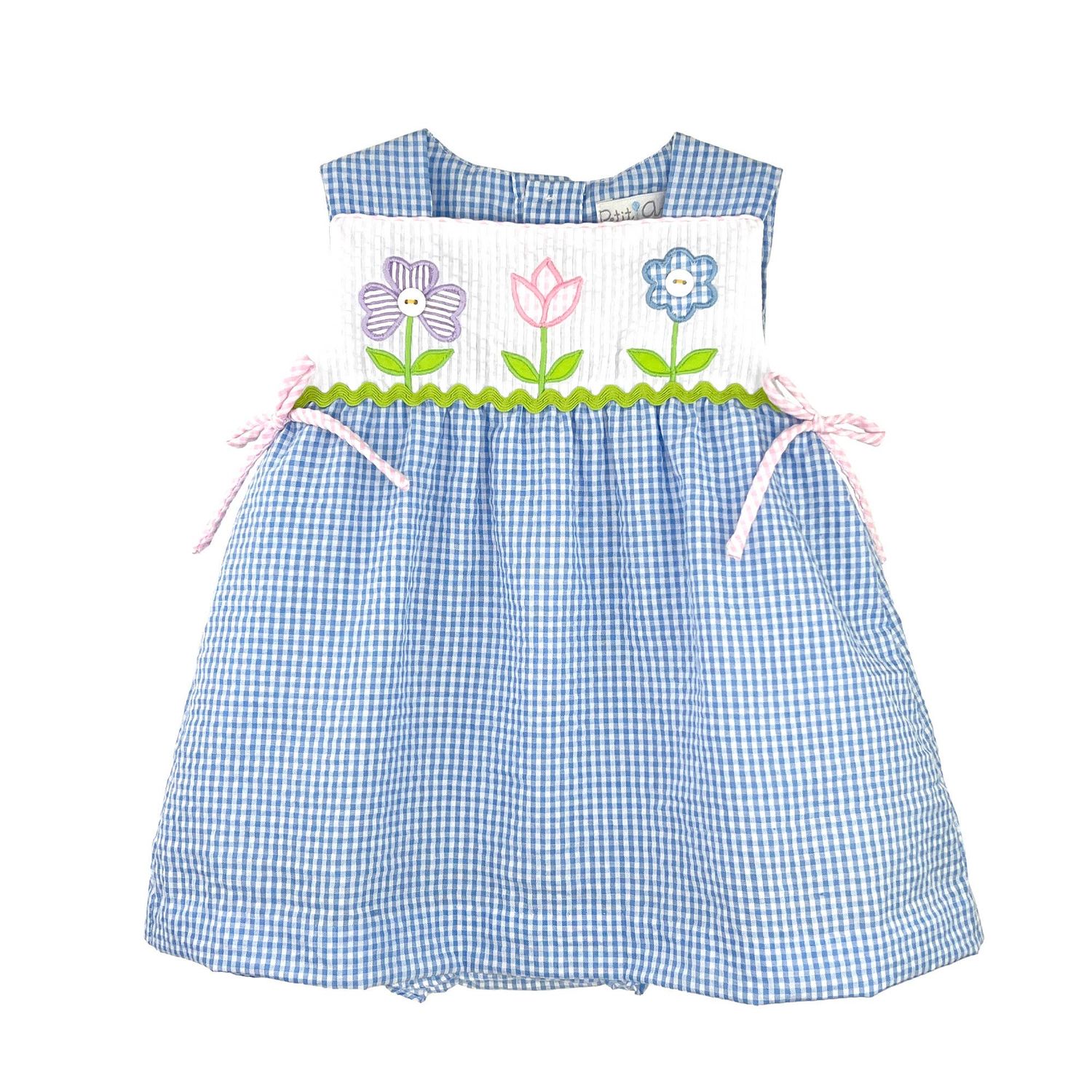Sunbubble with Overlay Skirt &amp; Flower Appliques
