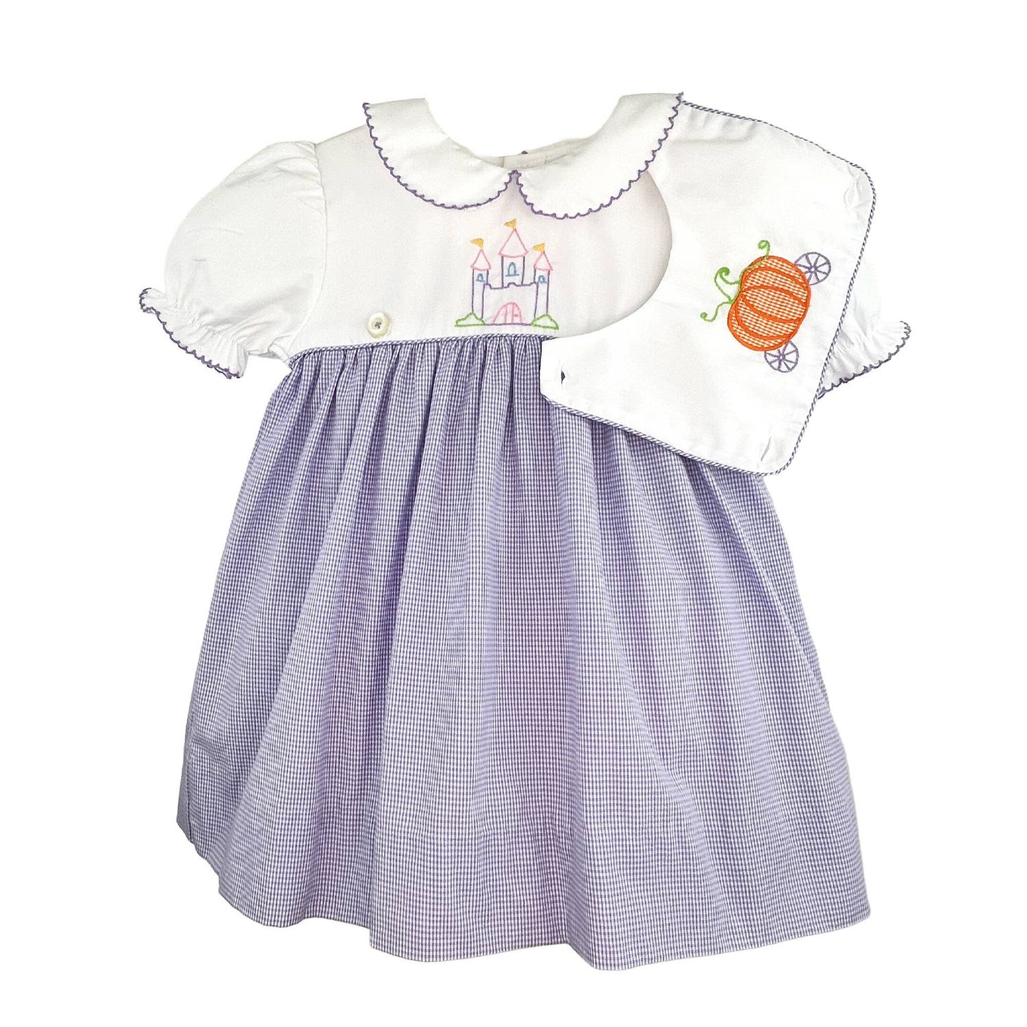 Convertible Fairytale/Halloween Pumpkin Dress with Bib