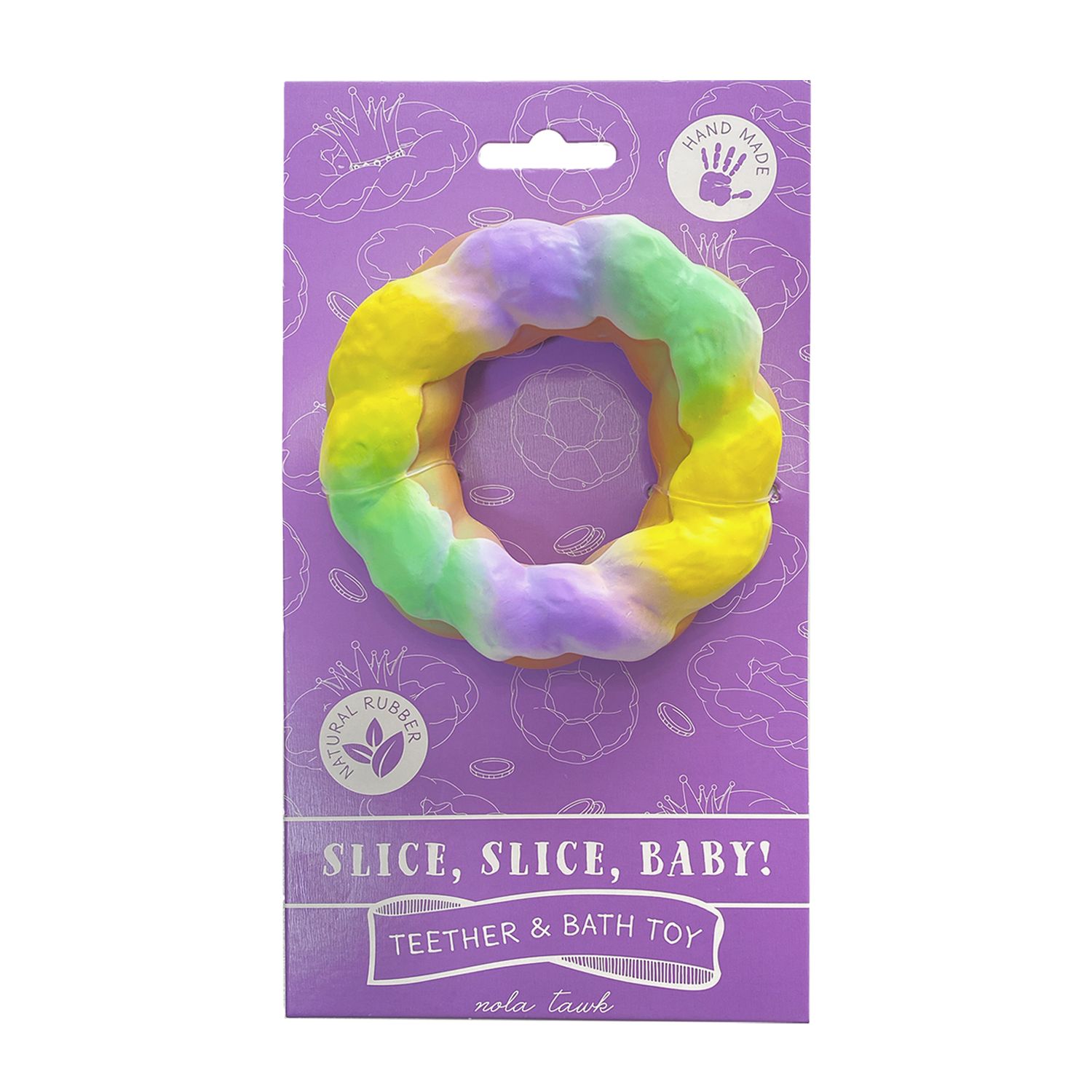 Slice, Slice, Baby King Cake Teether &amp; Bath Toy