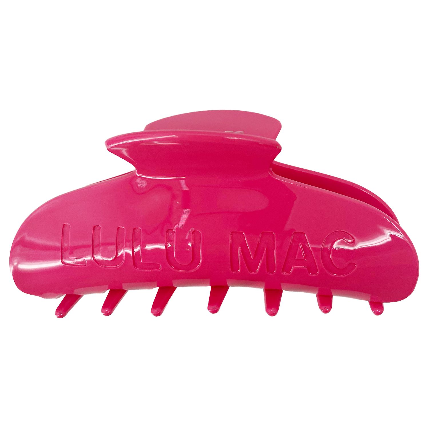 LULU MAC HAIR CLIPS Hot Pink