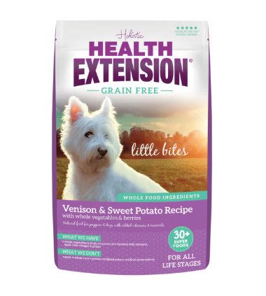 Health Extension Grain-Free Little Bites Venison Dry Dog Food, 12-lb