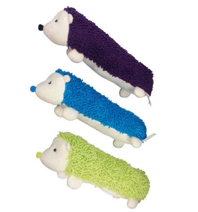 Ethical Pet Gigglers Hedgehog Dog Toy, Color Varies, 12-in