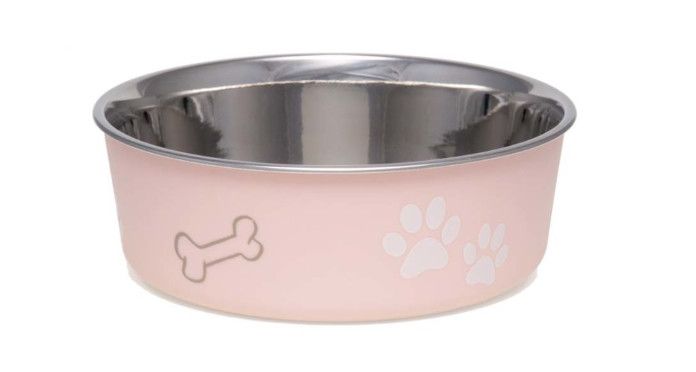 Loving Pets Bella Bowls Pet Bowl, Paparazzi Pink, Large