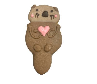 Paws Gourmet Bakery Sea Otters Dog Treats, 3.75-in x 2-in