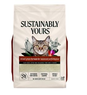 Sustainably Yours Mixed-Grain Formula Cat Litter, 13-lb