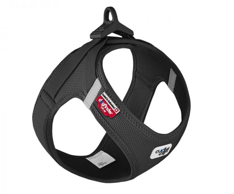 Curli Clasp Air-Mesh Vest Dog Harness, Black, XX-Small