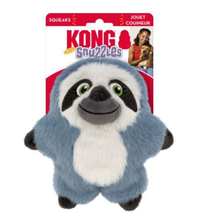 KONG Snuzzles Kiddos Sloth Dog Toy, Small