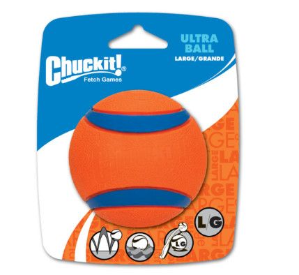 Chuckit! Ultra Rubber Ball Dog Toy, Large