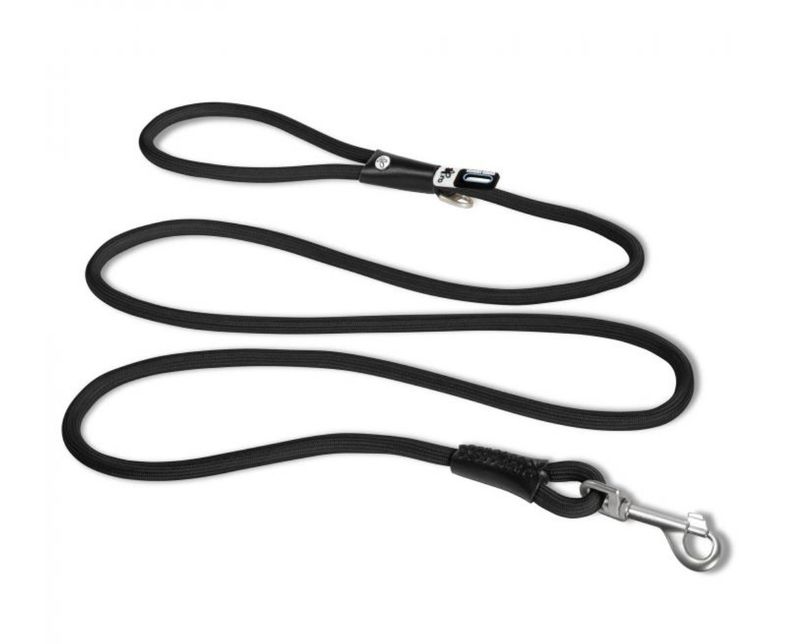 Curli Stretch Comfort Dog Leash, Black, Large
