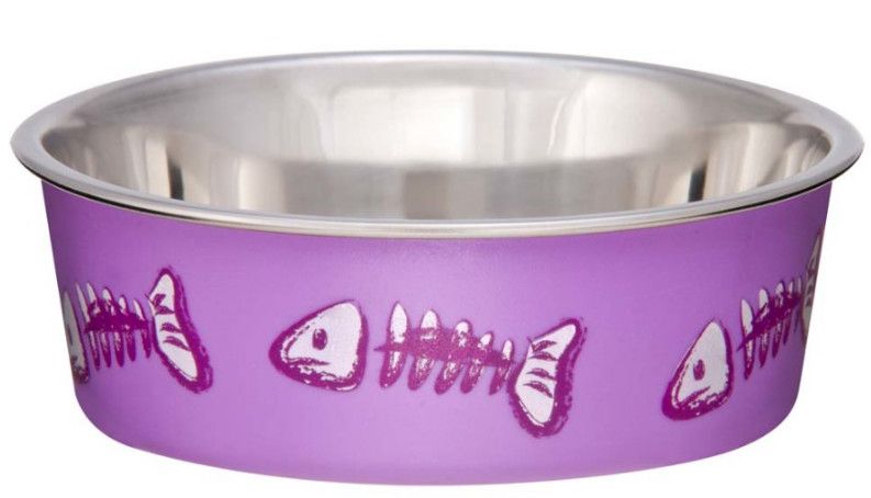 Loving Pets Bella Bowls Pet Bowl, Purple, Lilac, X-Small