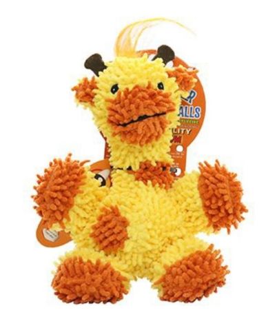 Mighty Microfiber Ball Giraffe Dog Toy, Junior
