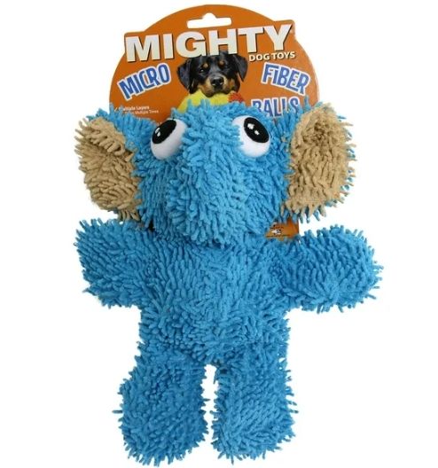 Mighty Microfiber Ball Elephant Dog Toy, Medium