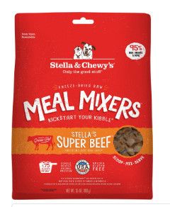 Stella & Chewy's Stella's Super Beef Meal Mixers Grain-Free Freeze-Dried Dog Food, 35-oz
