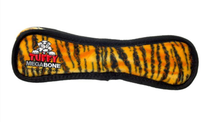 Tuffy Mega Bone Dog Toy, Tiger