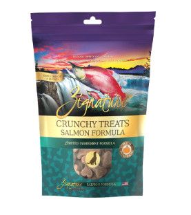 Zignature Salmon Formula Ziggy Bars Dog Treats, 12-oz