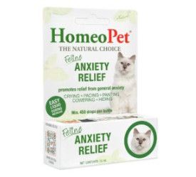 HomeoPet Feline Anxiety Relief Cat Supplement, 450 drops
