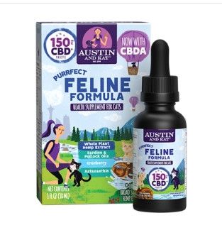 Austin and Kat Purrfect Feline Formula Alternative Supplement for Cats, 150mg