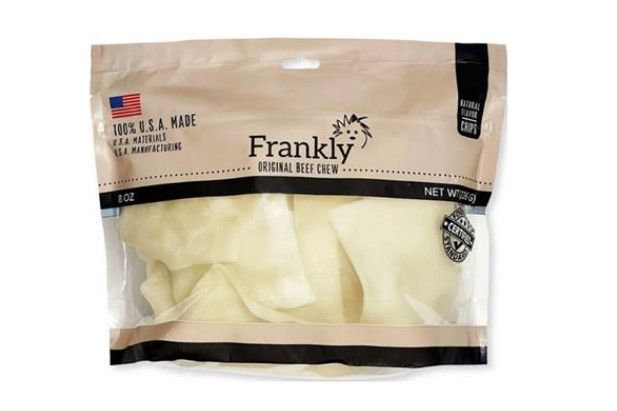 Frankly Original Beef Chew Chips Natural Flavor Dog Treats, 8-oz