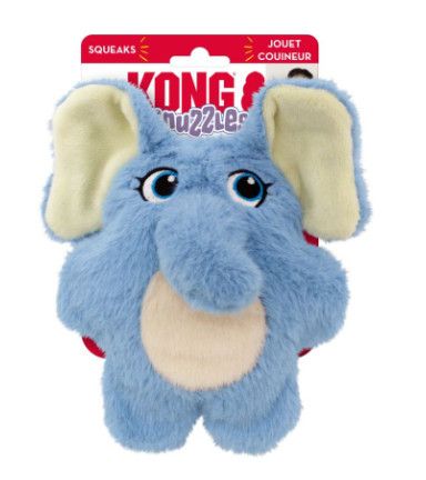 KONG Snuzzles Kiddos Elephant Dog Toy, Small