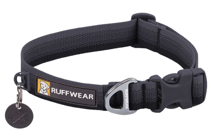 Ruffwear Front Range Dog Collar, Basalt Gray, 11-14-in