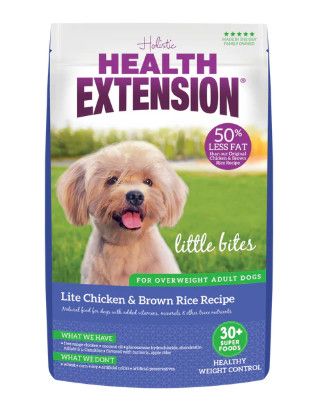 Health Extension Little Bites Lite Chicken & Brown Rice Recipe Dry Dog Food, 15-lb